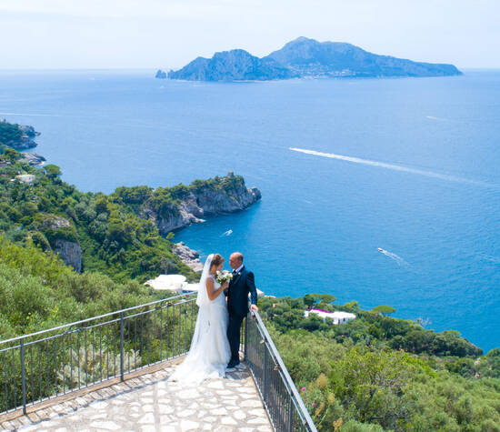 An amazing Backdrop : the Capri  island